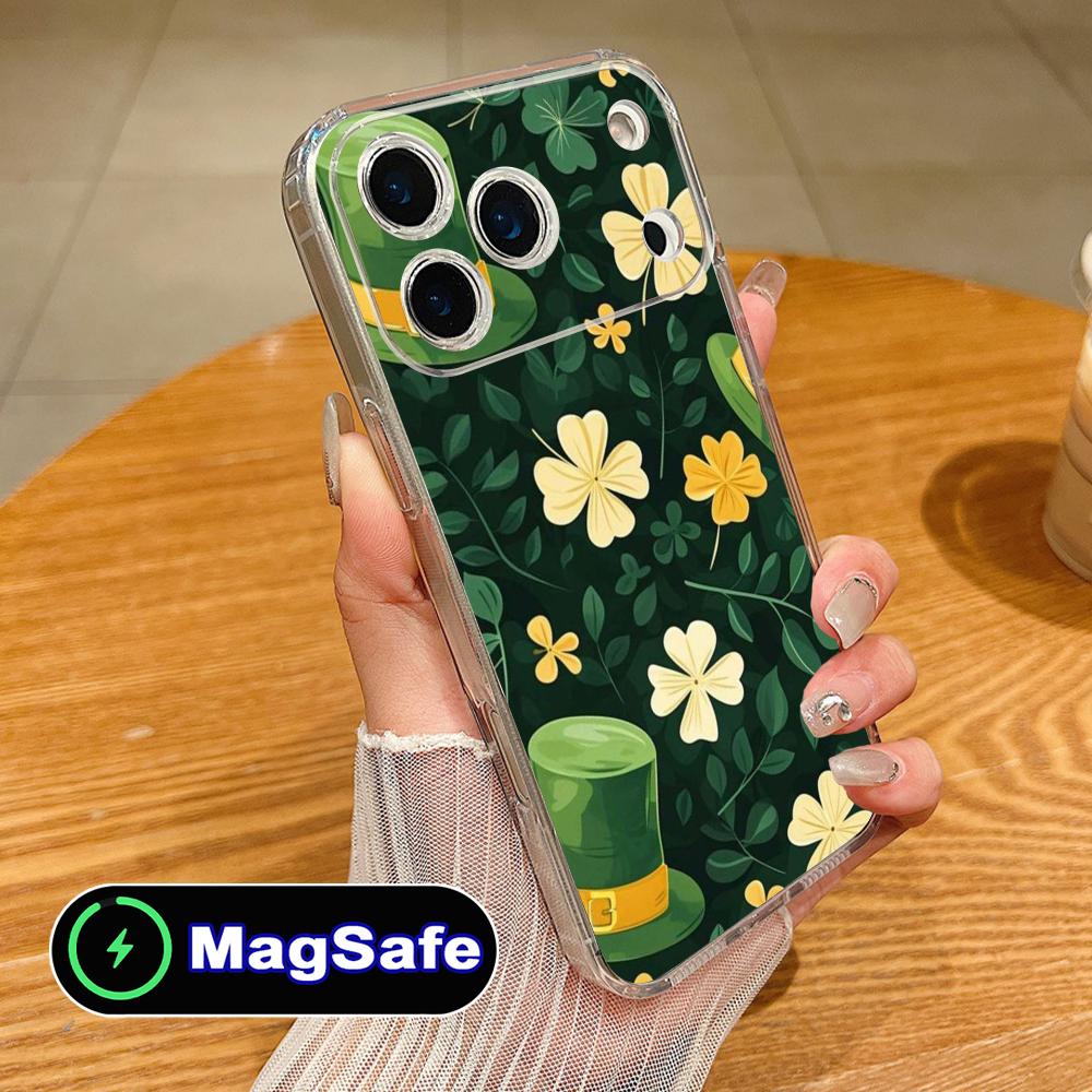 

Saint Patrick s Day Mobile Phone Case for iPhone 17 16 15 14 13 12 11 Air Pro Max Plus Mini Magsafe Clear Colorful Cover Cover iPhone 11 Pro Max