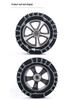Universal Car Tire Anti-Skid Chains for Sedans, SUVs, Trucks, Off-Road Vehicles, Vans, and Small Cars