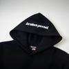 BrokenPlanet American Trend Foaming Print Fleece-Lined Loose Hoodie