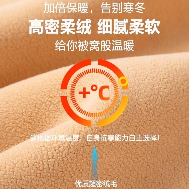 Men's Camel Wool Thermal Pants Are Cold-proof and Wear High-elastic Tight-fitting Non-marking Heating Leggings In Autumn and Winter