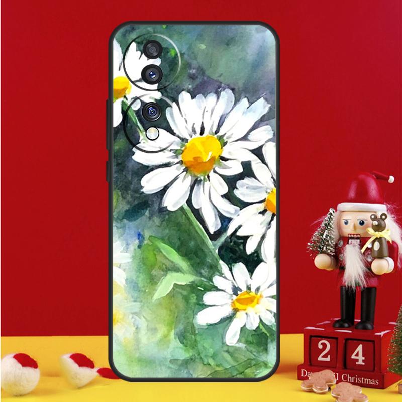

Daisy Watercolor Case For Honor Magic 7 6 8 Pro Honor Win X9a X9b X9c X9d X8c X8b 50 70 90 200 400 Lite Cover Honor 200
