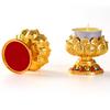 Butter Lamp Holder Coppers Candlestick Candle Holder Iron Lamp Holder Lotuss Buddhas Lamp Base