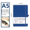 A5 Soft Leather Notebook: Multi-Color Options, Customizable, Thickened Pages, Ideal for Students and Business.