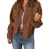 Women's Shirt Color Long Sleeved Jacket