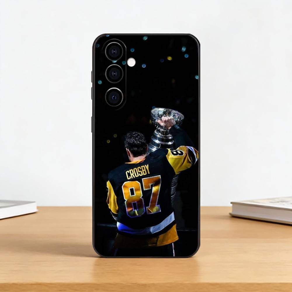 

Чехол для телефона хоккеиста Сидни Кросби для Samsung Galaxy A73, A72, A71, A70, A53, A52, A51, Мягкий силиконовый черный чехол Samsung a53 5g