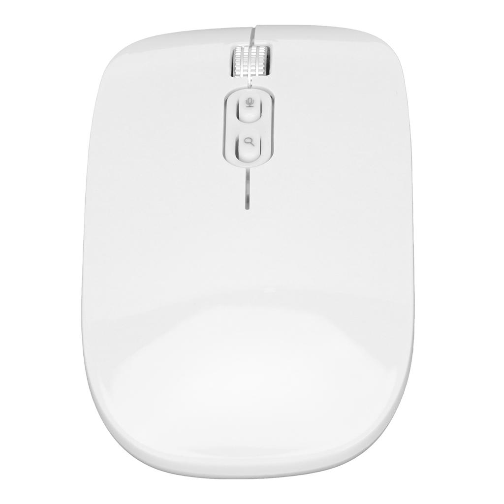 Wireless Mouse 1600DPI AI Optical Mice Voice Input Translation Computer Supplies for LaptopWhite