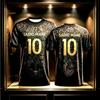 Maglia Calcio Senegal Estiva Nuova T-shirt Stampata 3D Traspirante Asciugatura Rapida Allenamento Genitore-Figlio Esterno T-shirt da Uomo