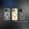 Etui do ładowania bezprzewodowego Magsafe na iPhone 15 13 12 14 16 Pro Max Matowe Magnetyczne Modne Odporne na Wstrząsy Etui Pancerne Metalowa Osłona Obiektywu