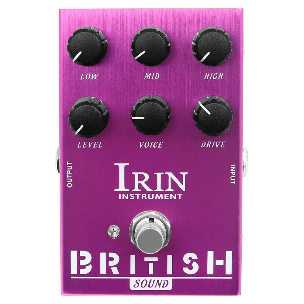 IRIN AN-31 Guitar Pedal British Sound Rock Amp Simulator Effect Brit-Rock Era BluesBreaker Overdrive Guitar Pedal with Adapter