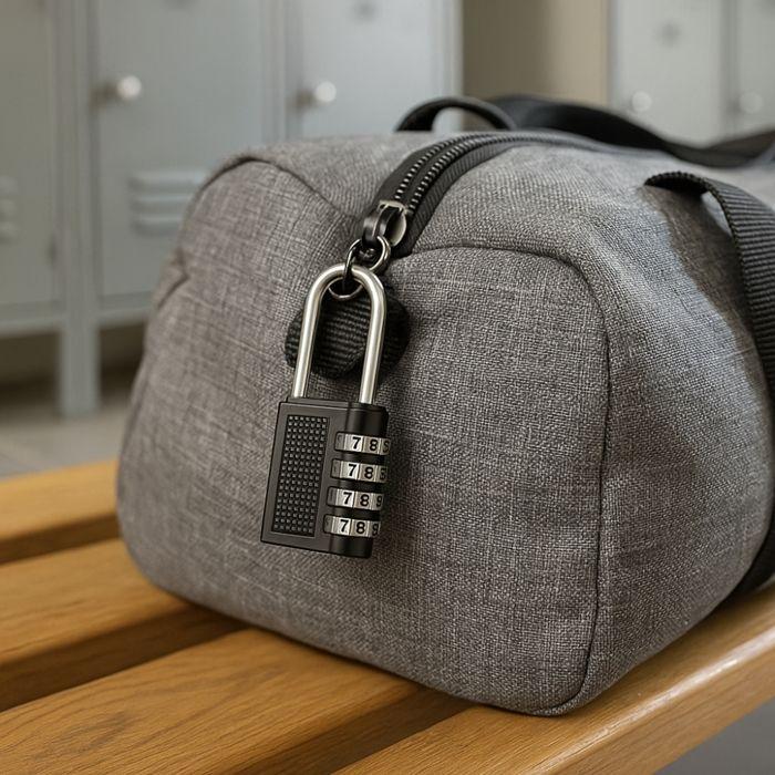 4-Digit Combination Padlock - BOXBRICO - Secure - Compact - Durable - Versatile