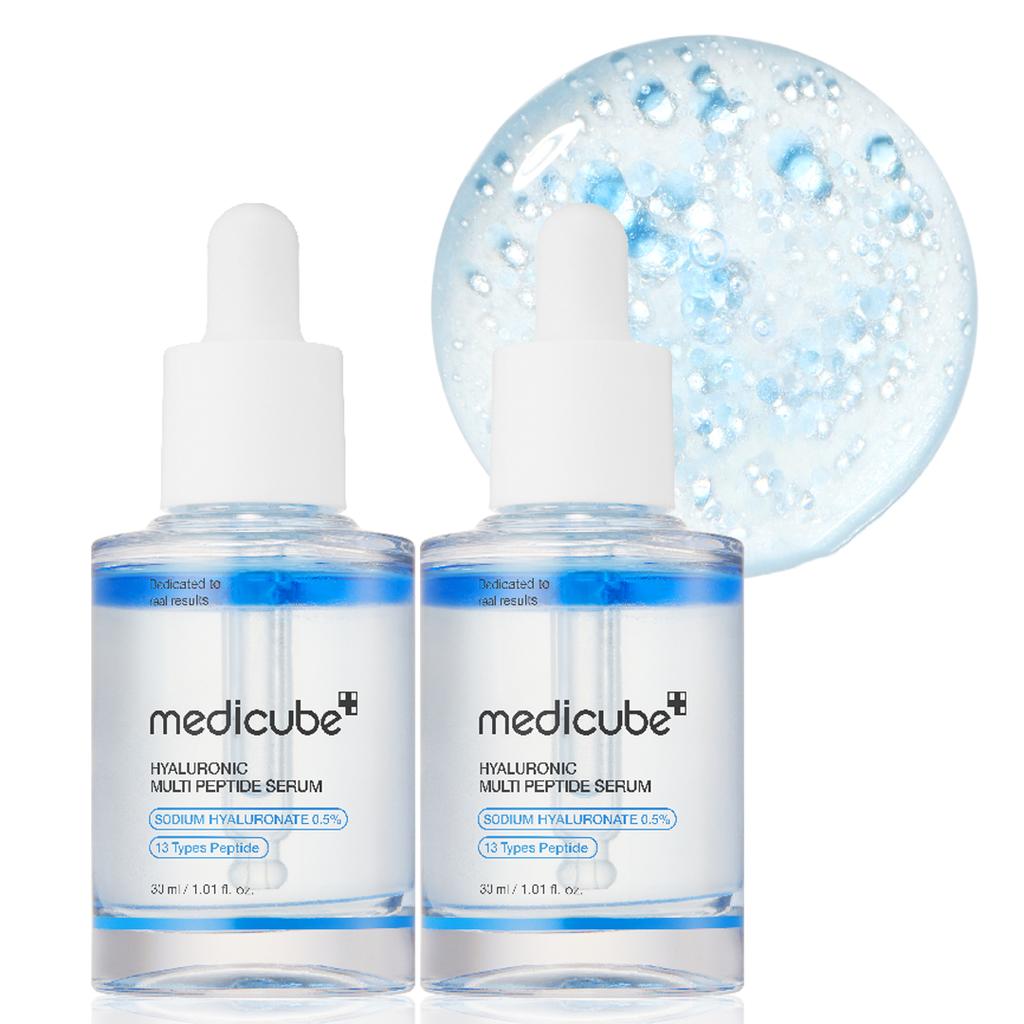 Medicube Hyaluronic Multi Peptide Moisture Ampoule 30ml - Hydration Firming Anti Aging Peptide, Korean