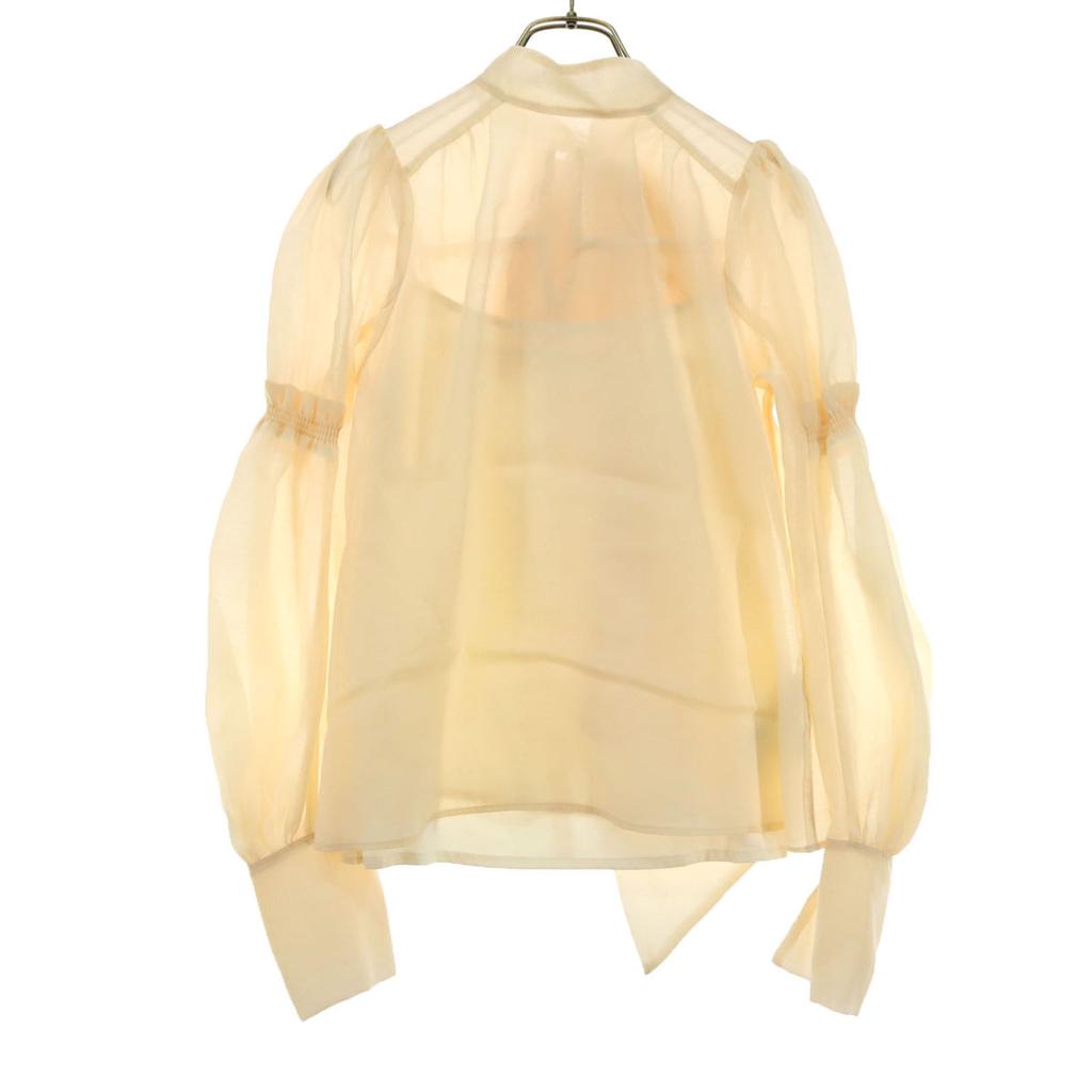 Beauty Products Lily Brown 24SS Long Sleeve Ribbon Tie Blouse LWFB244125 Women Used