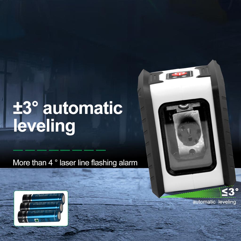 Industrial Grade 360 Degree Swivel Laser Level Including 2 Lines Tripod for Construction and DIY Projects Local Europe Warehouse