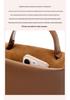 Borsa da Donna Lusso Coreana in Vera Pelle - Borsa a Tracolla in Pelle di Mucca Stile Giapponese