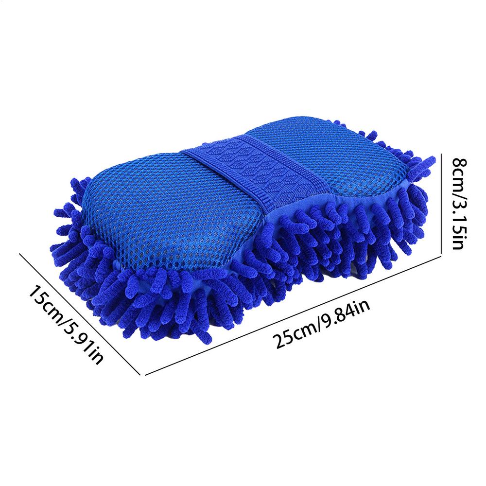 Car Wash Glove Car Cleaning Sponges Cleaning Tools Absorbent Auto Clean Scrub Car Washing Cleaner for Cars Motorhomes Caravans