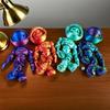3D Printed Astronaut Skeleton Ornament Halloween Space Zombie Figurine Fidget Toy