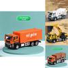 Alloy Construction Vehicle Model With Inertia Drive For Kids Play And Handeye Coordination