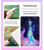 Starlight LED Hologram Rhombus Christmas Tree Lights - Luminous Flashing Home Decoration