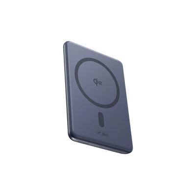 Ultradünne Powerbank 5000mAh mit Ständer Kabel PicoGo AM31 Qi2 MagSafe 20W - Grau