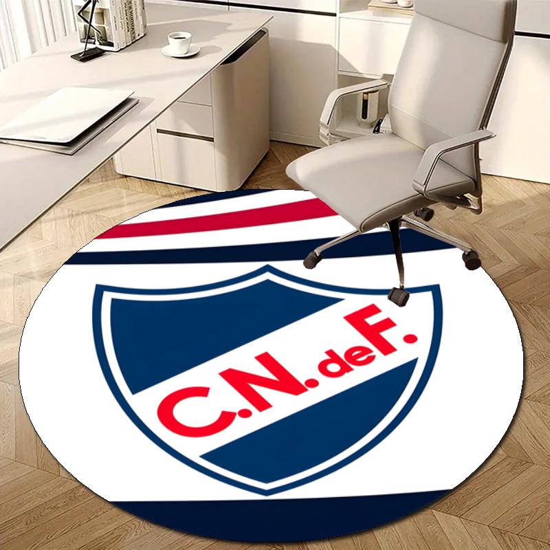 Personalized Club Nacional de Football Round Chair Office Rug - Perfect for Mat, Office Chair & More - Ideal Gift for Birthdays and Holidays