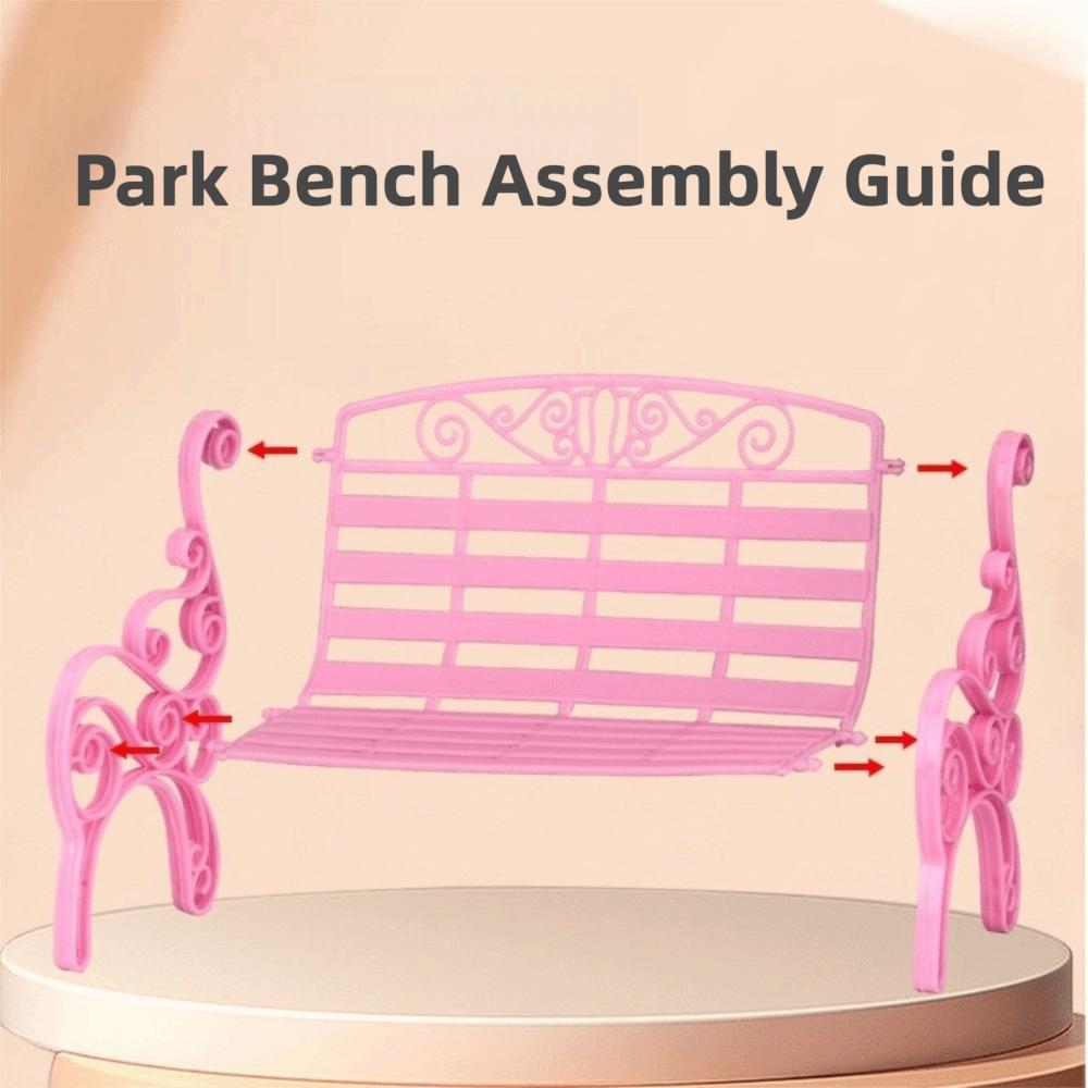 Folding Design Mini Furniture Model Model Chair Dollhouse Furniture  Dolls Accessories