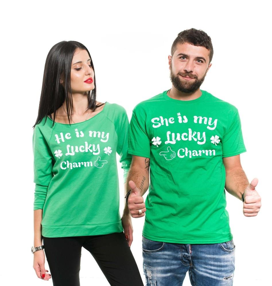 St. Patrick s Couple Shirts Saint Patrick Day Matching Shirts For Her And Him Unisex T-Shirt XXXXL