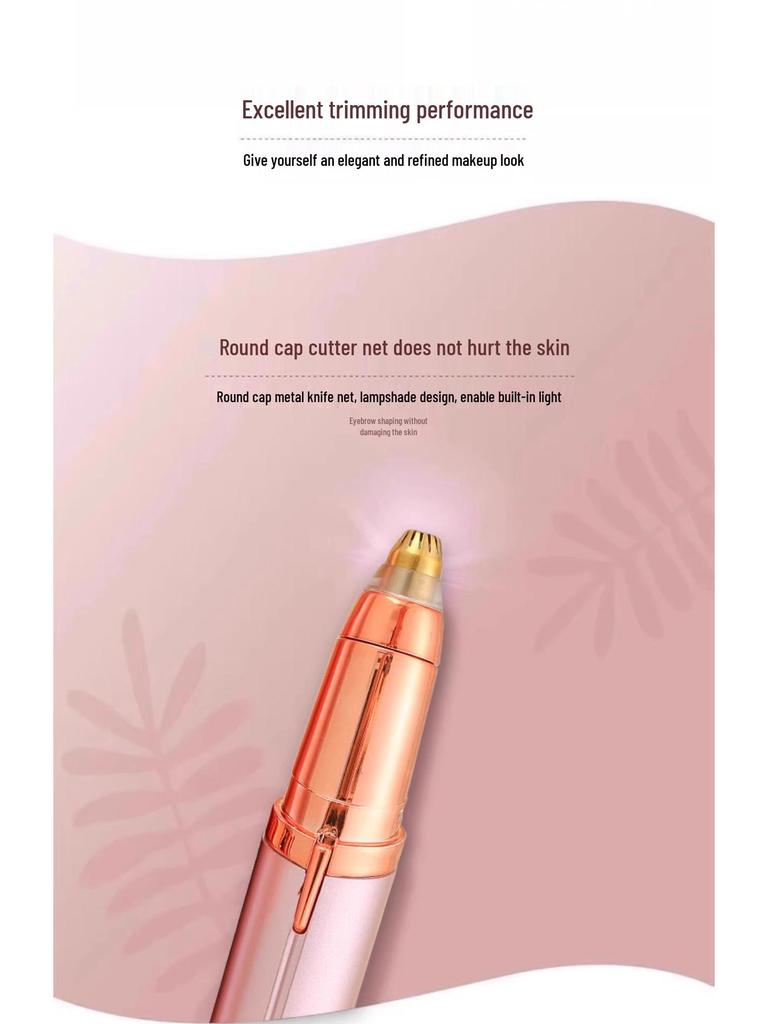 Rechargeable Electric Eyebrow Trimmer - Automatic, Universal
