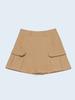 Yutinggolpeu Cargo Pocket Skirt Beige