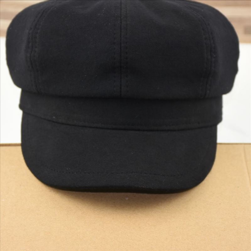 Hardcore Cotton Octagonal Hat Autumn Winter Casual Women's Big Head Circumference Small