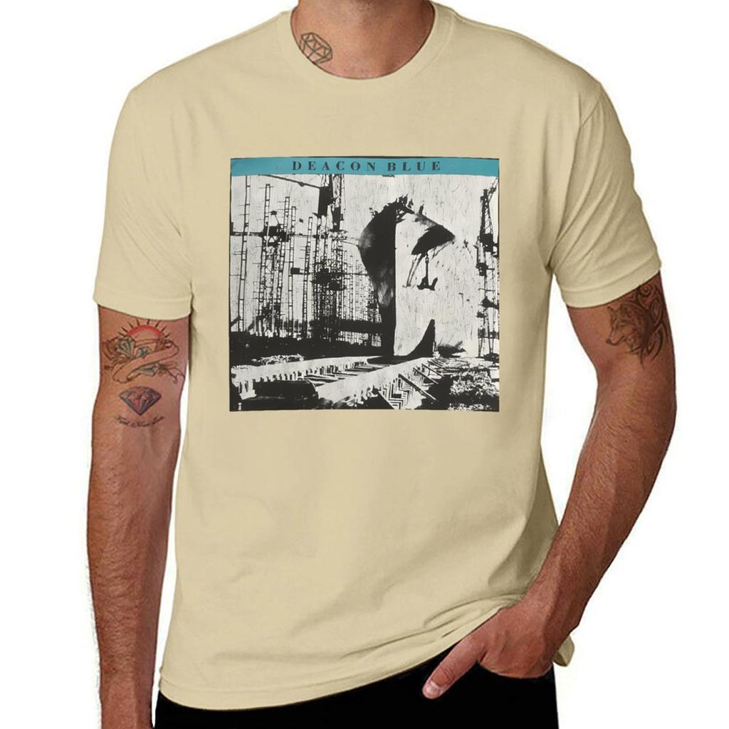 Deacon Blue, Uk Spring Tour, The Deacon Blue, Deacon Blue Art, T-Shirt Blouse Short Sleeve Tee Men Graphic T Shirts