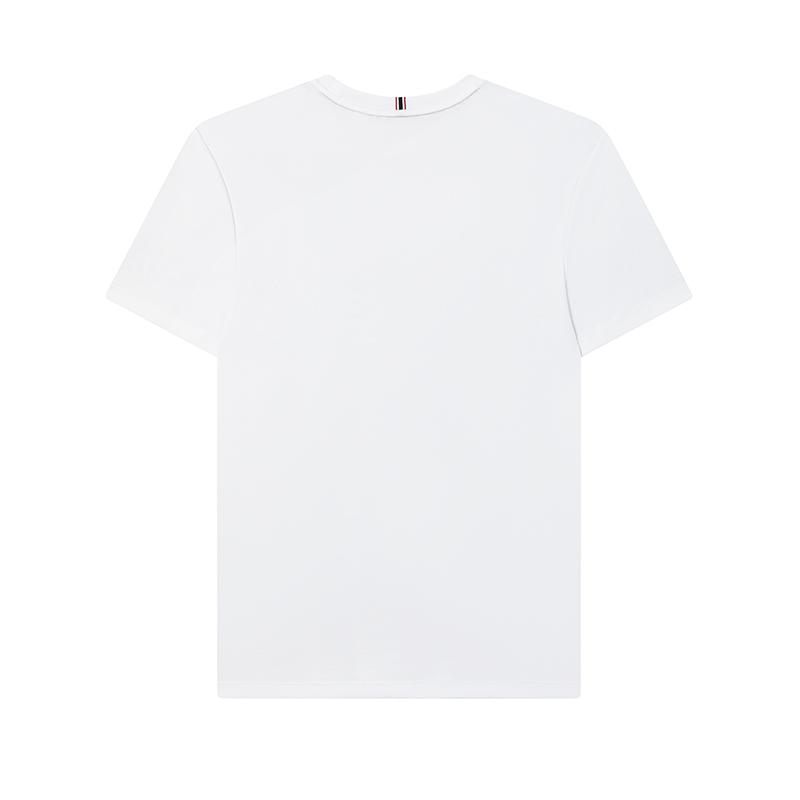 Fila Modern Heritage Casual Breathable Short Sleeve T-Shirt Men Tops Standard-White F11M431103FWT