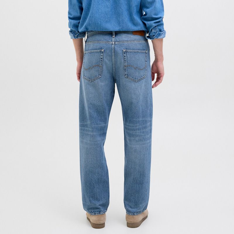 Men's High-waisted Loose Jeans Eddie Blue Denim JACK & JONES