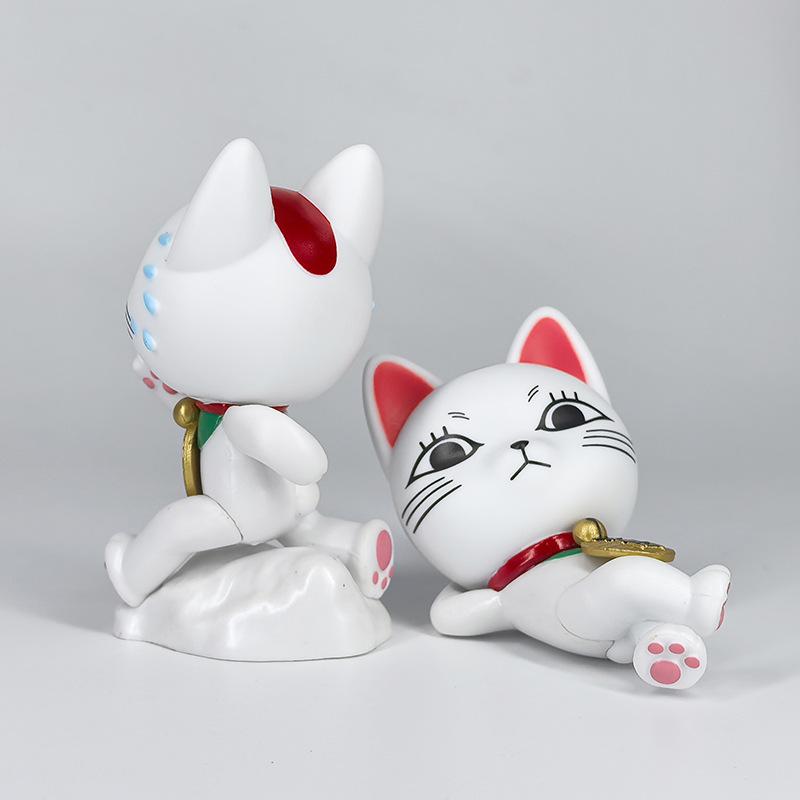 6Pcs New In Stock Dandadan Turbo Bachan Anime Figure High Speed Nana Cat Doll Action Model Toy Gift Poseable Articulated Scale Detailed Movable