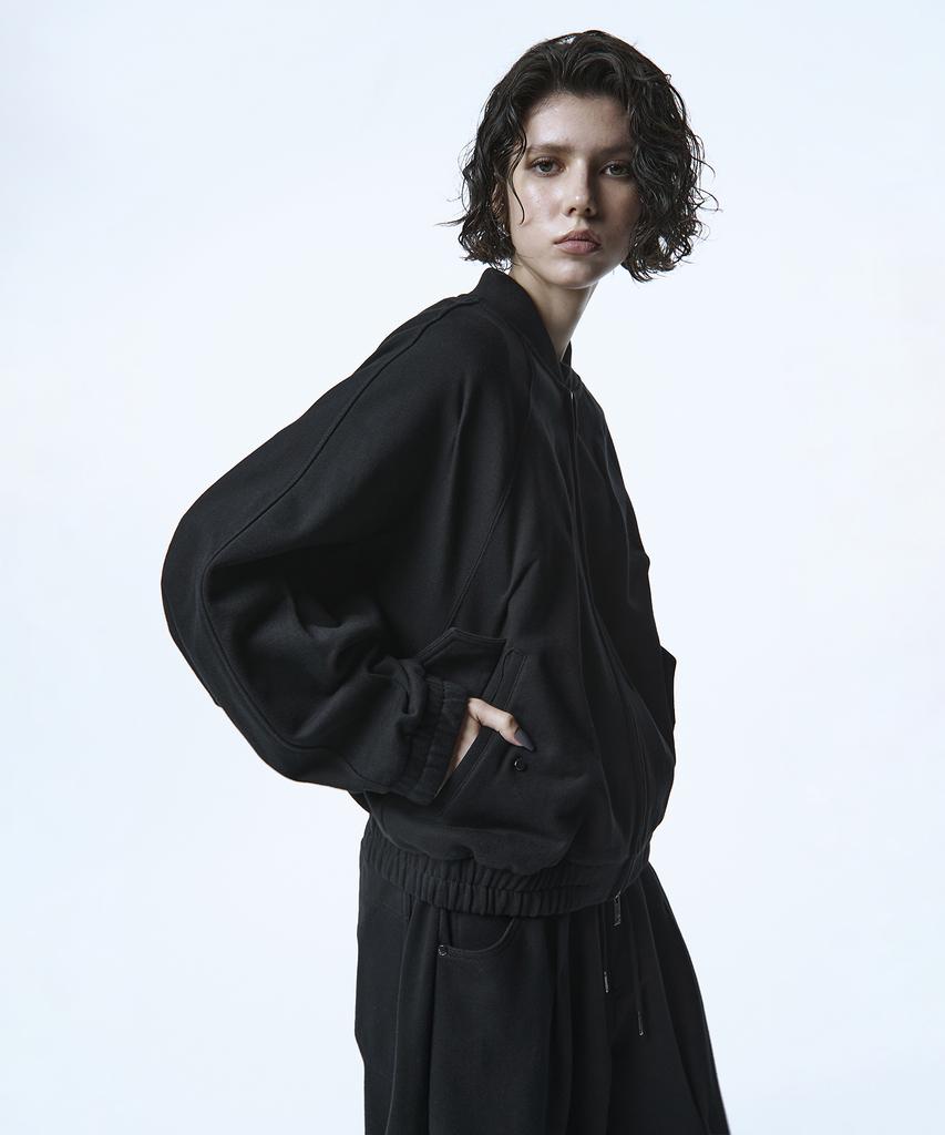 Treemingbird Bar-Tack Set-Up Sweat Jumper [ Black ]