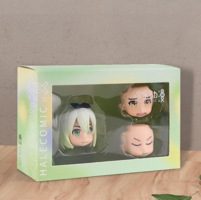 

Doll Head Orange Broken Hair Girl Short Replaceable Face Cute Model Toy For Clother Accessories OB11 1/12bjd Kid Friendly Entertaining Fun Play Safe OB11 Head