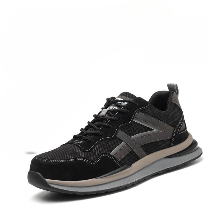 Flying Woven Labor Insurance Shoes, Smash-proof and Puncture-proof Work Labor Insurance Shoes, Wear-resistant Safety Protective Shoes