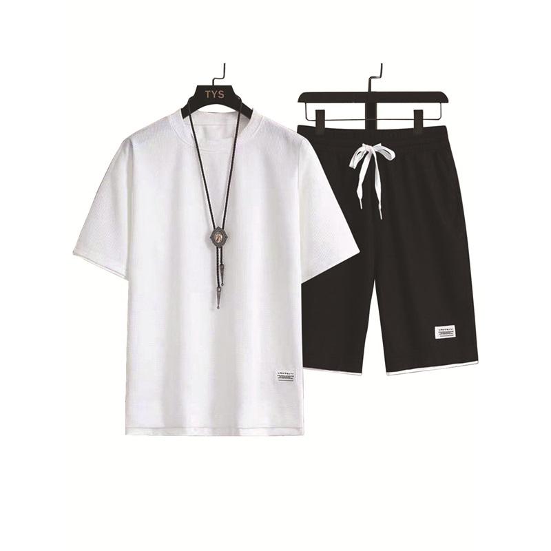 

Men s Casual Two-piece Set XXL білий