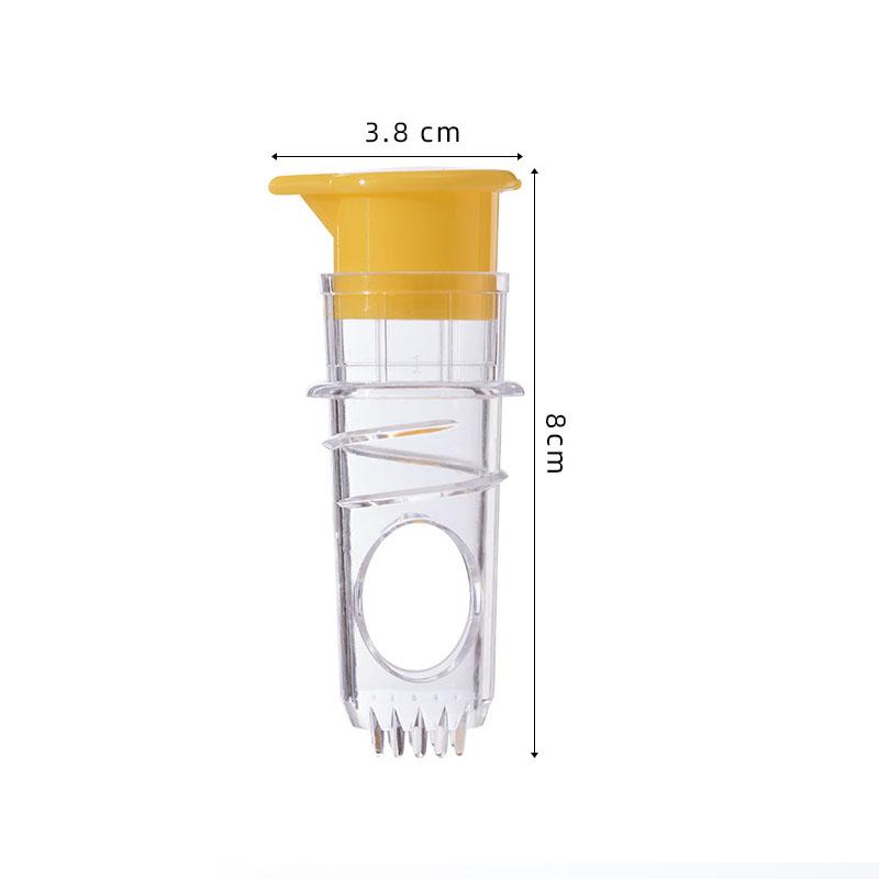 Portable Lemon Squeezer PP Resuable Lightweight Juices Reamer Washable Manual Juices Reamer Built In Filter for Home Travel