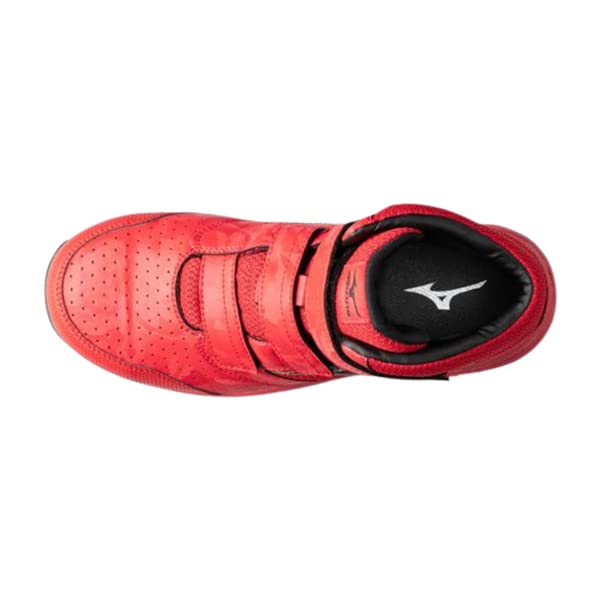 Work Safety Almighty Red x 3E [Mizuno] Shoes, Shoes, LS21M, Black, 27.0 cm,
