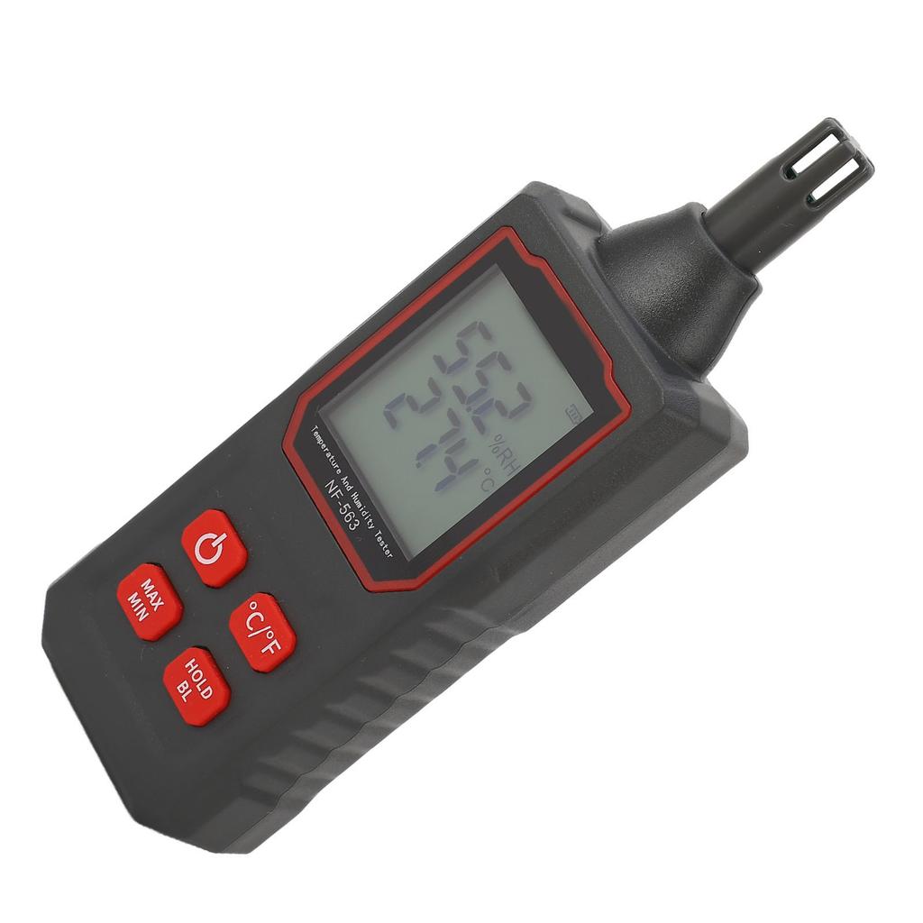 Temperature and Humidity Detector LCD Digital Display Hygrometer High Accuracy Probe Hygrothermograph