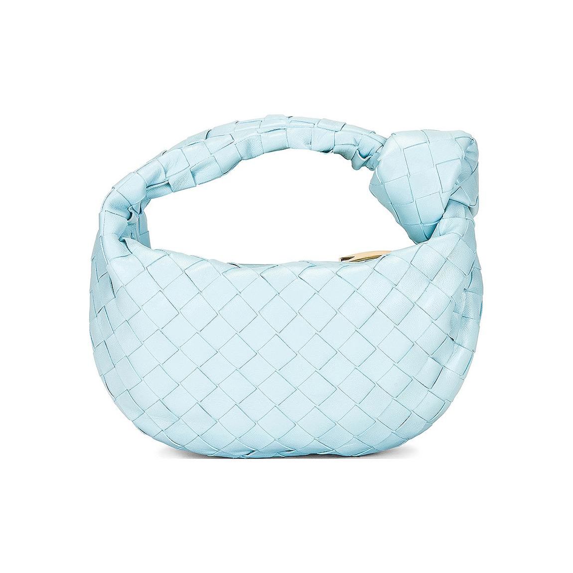 

Bottega Veneta Сумка The Mini Jodie Блідо-блакитний/Золотий Жіночі Сумки на плече 651876-VCPP5-3915 Basic Set (Bag+Dust Bag)