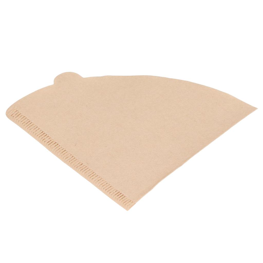 100 Pieces Coffee Filter Paper Disposable Wood Pulp Conical Coffee Strainer (V01 Filter Paper 100 Sheets)