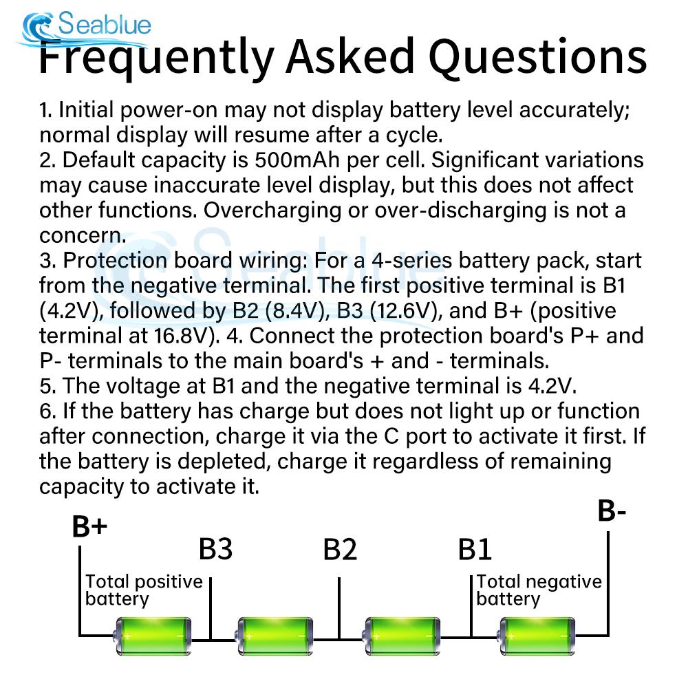 Lithium Battery Charger Module 4S PD 100W Bidirectional Fast Charging 20V 5A High-Power Buck-Boost Battery Protection Board