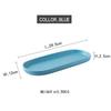 Ceramic Tray Decorative White Oval Breakfast Western Food Dessert Plate Multi-function Jewelry Storage Home Kitchen Supplies