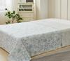 Single Flat Sheet, 150x240cm, 100% Cotton, Dust Mite Resistant, Antibacterial, Leaf Pattern