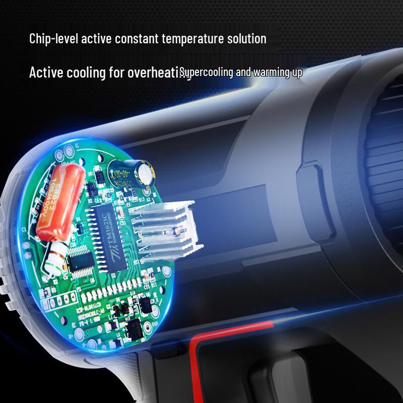 Deli DL 2000W Digital Adjustable Hot Air Gun CN Plug (adapter Included)