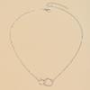 Women's Korean Geometric Cross Clavicle Chain Necklace - Versatile, Stylish, Simple