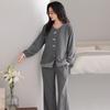 Pajamas Women'S Autumn And Winter Double-Sided German Velvet Long-Sleeved Casual Suit Loose Large Size Thin Velvet Loungewear
