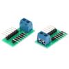 2/4Pcs 2.54Mm Cable Adapter 2P Terminal To 12P Pin Module Straight / Curved Needle Connector Male To Female