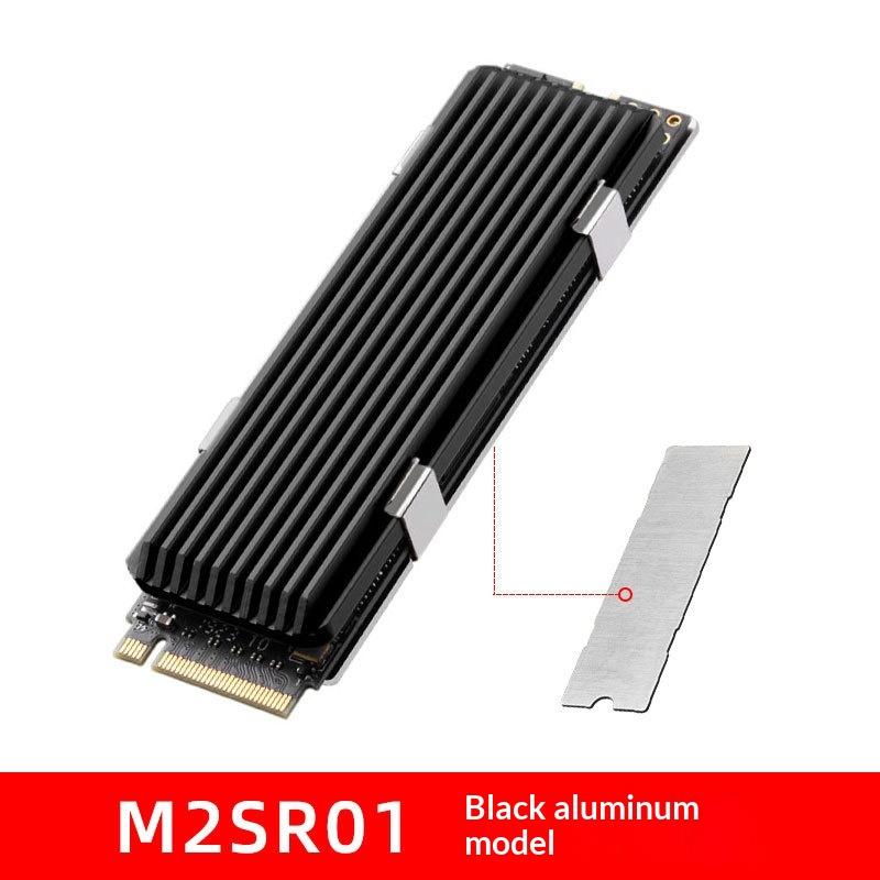 

NEW For M.2 SSD PS5 NVMe Heat Sink Heatsink M2 2280 SSD Hard Disk Aluminum HeatSink Cooling Pad For Desktop PC чорний